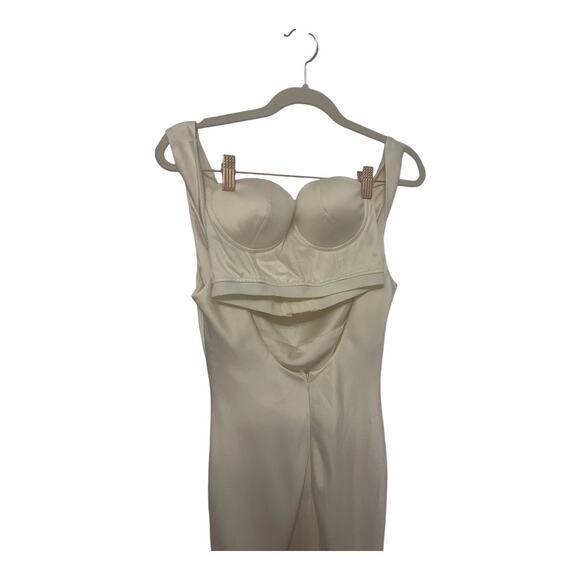 Michael Costello x Revolve Kylen Midi Dress Satin Cowl Neck Bridal Party XXS - Picture 9 of 14